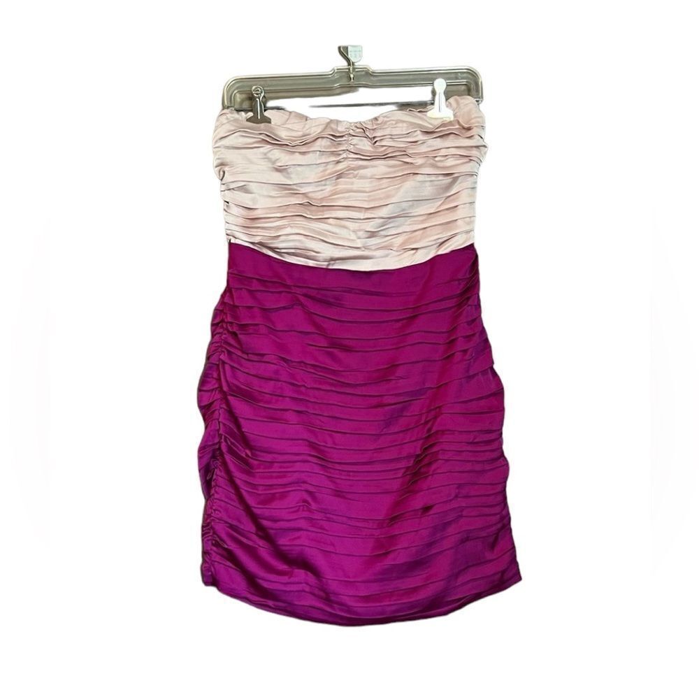 NWT! Express ruched strapless‎ dress. Size 6